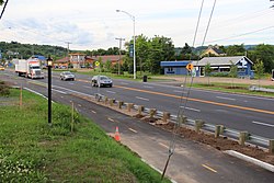 Quebec Route 138 in Beaupré, Quebec